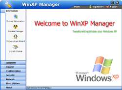 WinXP Manager Screenshot